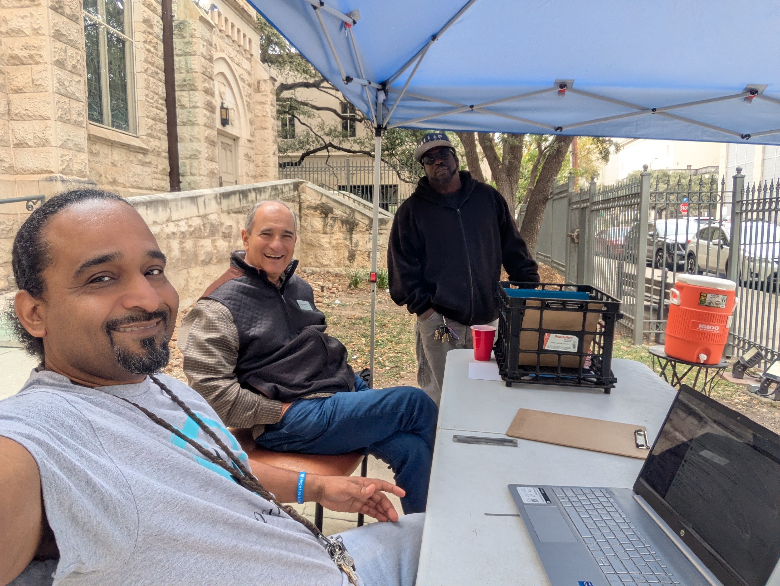 Collaborative leadership meeting with coalition partners